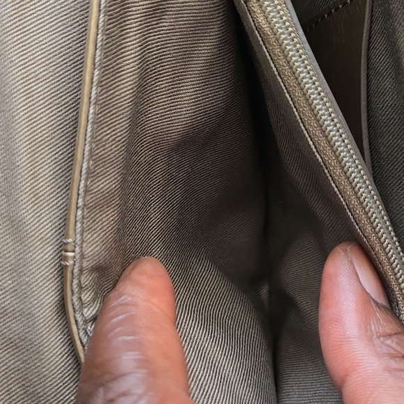 Calvin Klein Gold Baguette Bag with Flap Closure - Picture 8 of 15